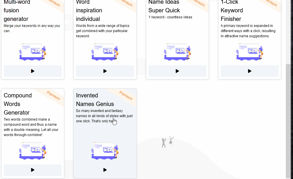 Super name generator for invented company names Super name generator for invented company names