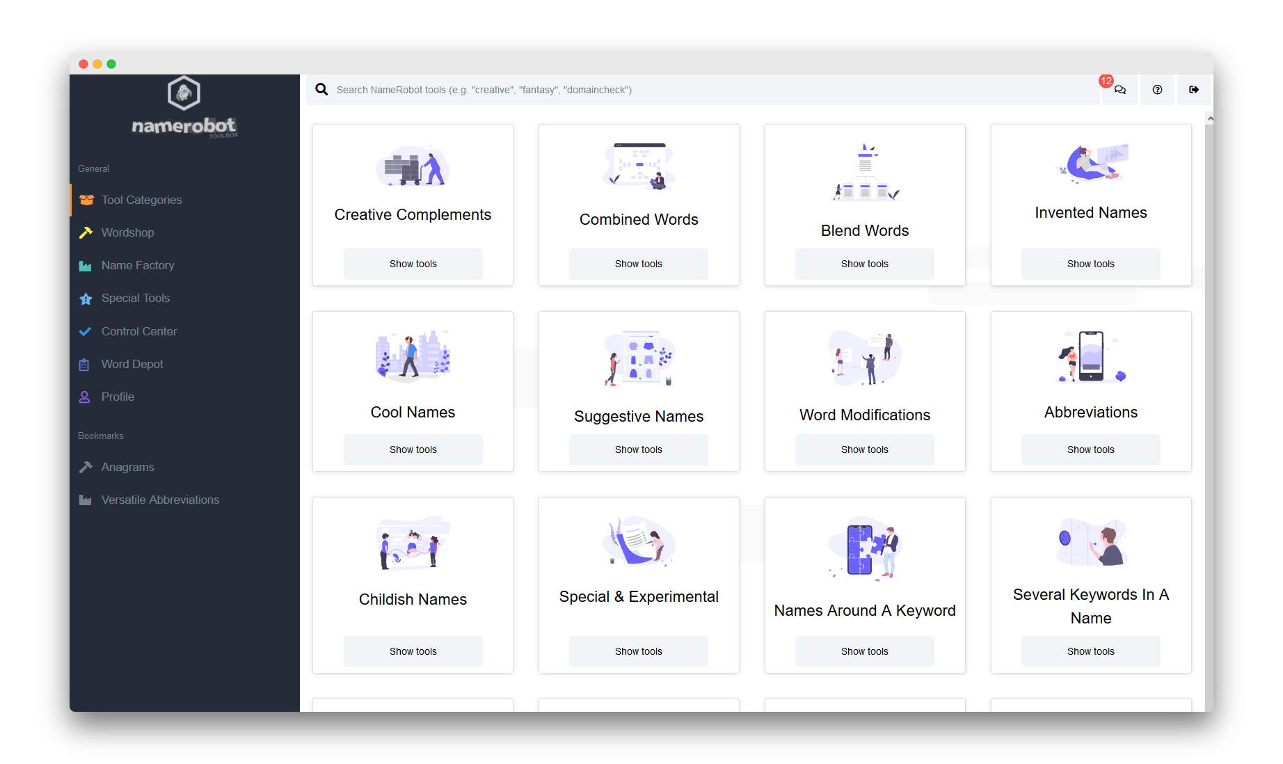 Tool Categories Different Categories of Name Generator Tools