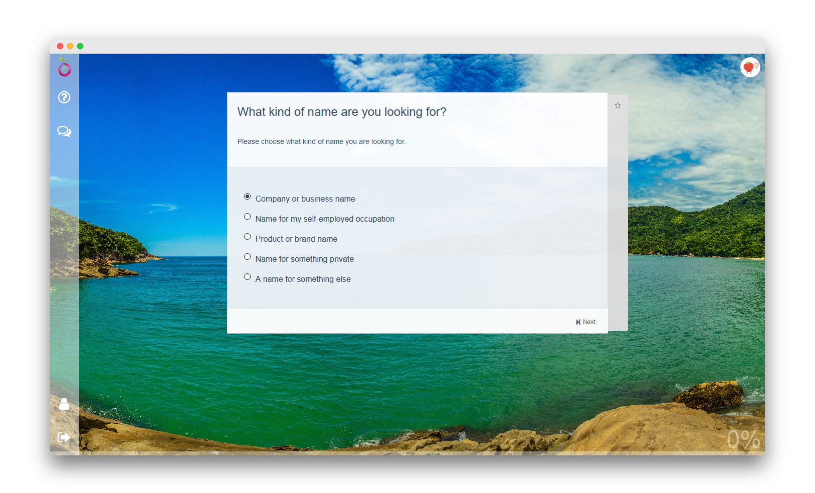 Namefruits previev: question Namefruits previev: question